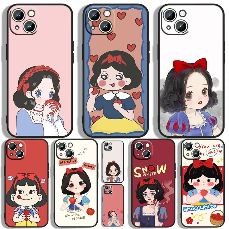 Pretty snow white Princess Phone Case For Apple iPhone 11 12 13 14 Max Mini 5 6 7 8 S SE X XR XS Pro Plus Black Funda Cover Soft
Pretty snow white Princess Phone Case For Apple iPhone 11 12 13 14 Max Mini 5 6 7 8 S SE X XR XS Pro Plus Black Funda Cover Soft