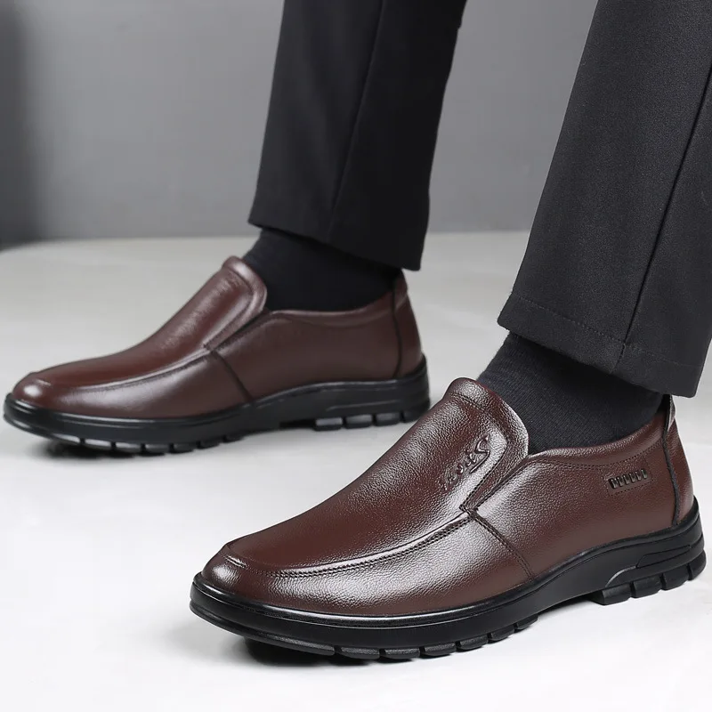 Genuine Leather Casual Shoes For Men Flat Platform Walking Shoes Outdoor Footwear Loafers Breathable Sneakers
Genuine Leather Casual Shoes For Men Flat Platform Walking Shoes Outdoor Footwear Loafers Breathable Sneakers
