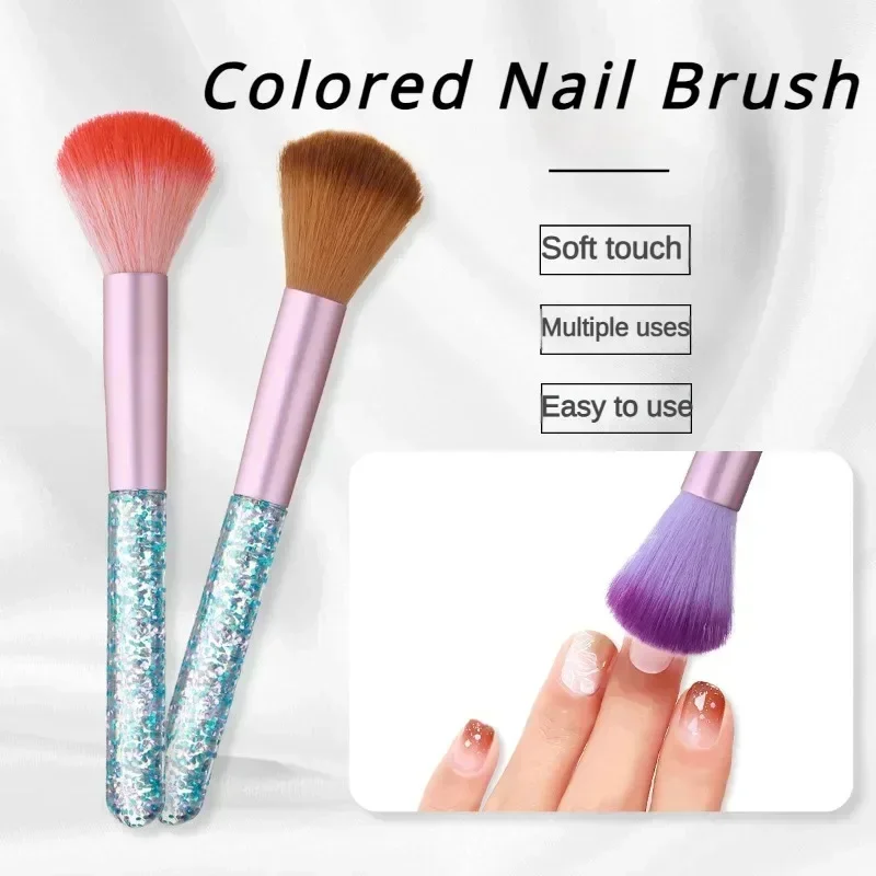 

5 Styles Nail Art Dust Brush Acrylic UV Gel Polish Powder Remove Cleaning Brush Tool Beauty Makeup Brushes Manicure Accessories