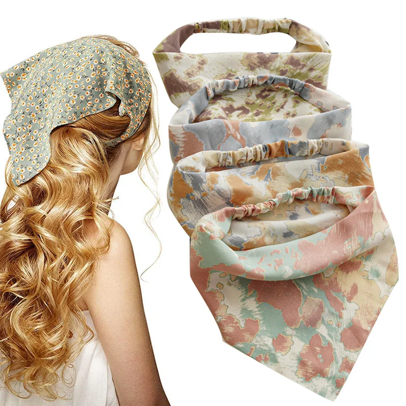 Bohemia Women Bandana Headband Tie-dye Elastic Hair Bands Vintage Triangle Head Scarf Hair Tie Head Wrap Hair Accessories
Bohemia Women Bandana Headband Tie-dye Elastic Hair Bands Vintage Triangle Head Scarf Hair Tie Head Wrap Hair Accessories