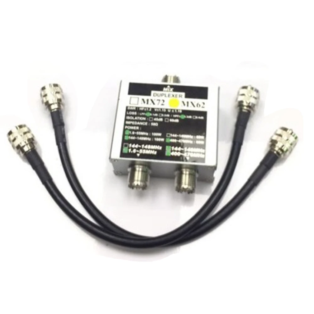 MX62 HAM Antenna Combiner Different Frequency (HF / VHF / UHF) Linear Combiner Transit Station Duplexer
MX62 HAM Antenna Combiner Different Frequency (HF / VHF / UHF) Linear Combiner Transit Station Duplexer