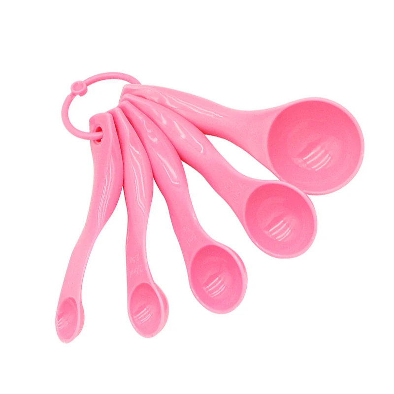 5-piece Set Of Colorful Measuring Spoons Double Scale Kitchen Baking Tools Milk Powder Color Plastic Measuring Spoons
5-piece Set Of Colorful Measuring Spoons Double Scale Kitchen Baking Tools Milk Powder Color Plastic Measuring Spoons