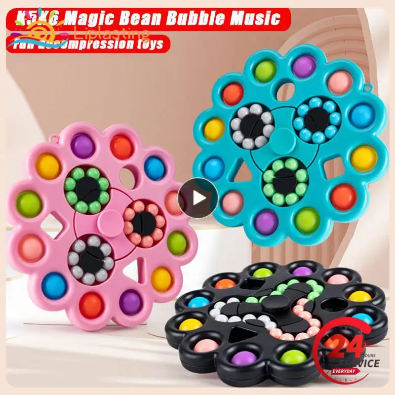 Magical Bean Gyro Finger Rotating Cubes Ball Toys Decompression Square/Special Shape Spinner Children's Puzzle Game Fidget Toy
Magical Bean Gyro Finger Rotating Cubes Ball Toys Decompression Square/Special Shape Spinner Children's Puzzle Game Fidget Toy