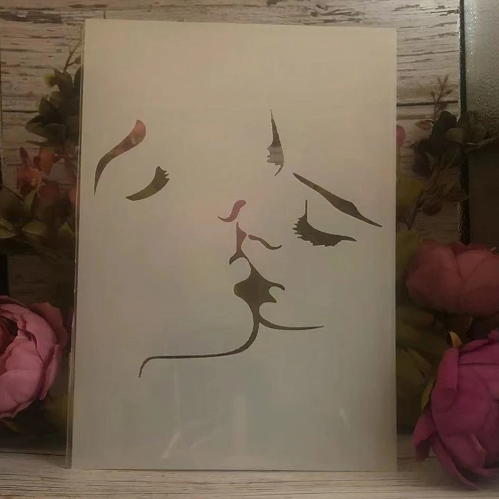 A4 29cm Lover Couple Kiss Friends DIY Layering Stencils Wall Painting Scrapbook Coloring Embossing Album Decorative Template
A4 29cm Lover Couple Kiss Friends DIY Layering Stencils Wall Painting Scrapbook Coloring Embossing Album Decorative Template
