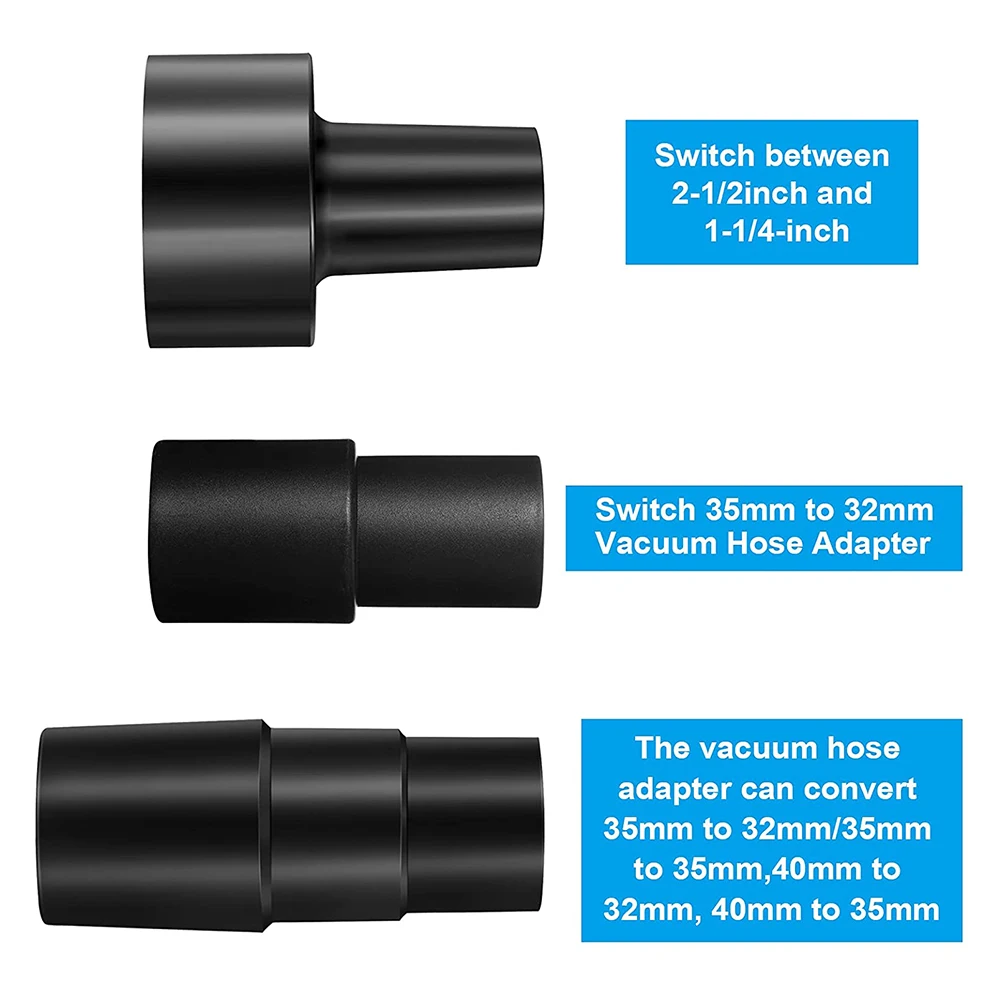 3 Pieces Of Wet Or Dry Vacuum Hose Converter Universal Vacuum Adapter 2-1/2 To 1-1/4,1-1/4 To 1-3/8 To 1-1/2,1-3/8 To 1-1/4
3 Pieces Of Wet Or Dry Vacuum Hose Converter Universal Vacuum Adapter 2-1/2 To 1-1/4,1-1/4 To 1-3/8 To 1-1/2,1-3/8 To 1-1/4