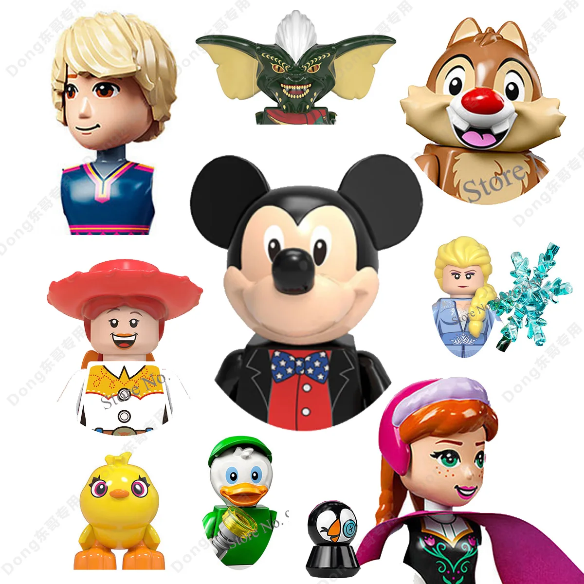Disney Mini Building Blocks Cartoon dolls Toy Story Mickey Mouse Winnie The Pooh Frozen Stitch Donald Duck doll toy children
Disney Mini Building Blocks Cartoon dolls Toy Story Mickey Mouse Winnie The Pooh Frozen Stitch Donald Duck doll toy children