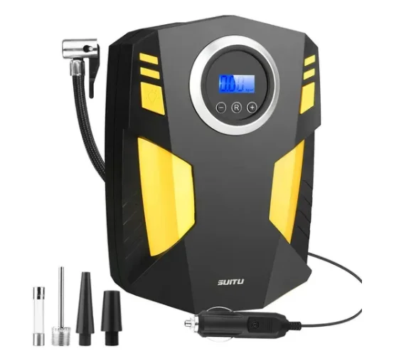 Air Compressor Digital Display Tyre Inflator Pump with Led Light for 12V Cars Trucks Bicycles Balls Inflatables car
Air Compressor Digital Display Tyre Inflator Pump with Led Light for 12V Cars Trucks Bicycles Balls Inflatables car