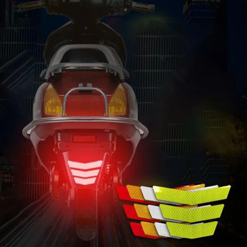 3Pcs Reflective Sticker Self-adhesive Anti-collision Warning Universal Motorbike Safety Riding Tape Decal Motorcycle Supplies
3Pcs Reflective Sticker Self-adhesive Anti-collision Warning Universal Motorbike Safety Riding Tape Decal Motorcycle Supplies