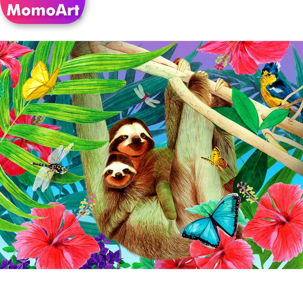 Набор для вышивки квадратными стразами MomoArt, Алмазная мозаика 5D Ленивец, животное, вышивка крестиком, бусины, настенное искусство
Набор для вышивки квадратными стразами MomoArt, Алмазная мозаика 5D Ленивец, животное, вышивка крестиком, бусины, настенное искусство