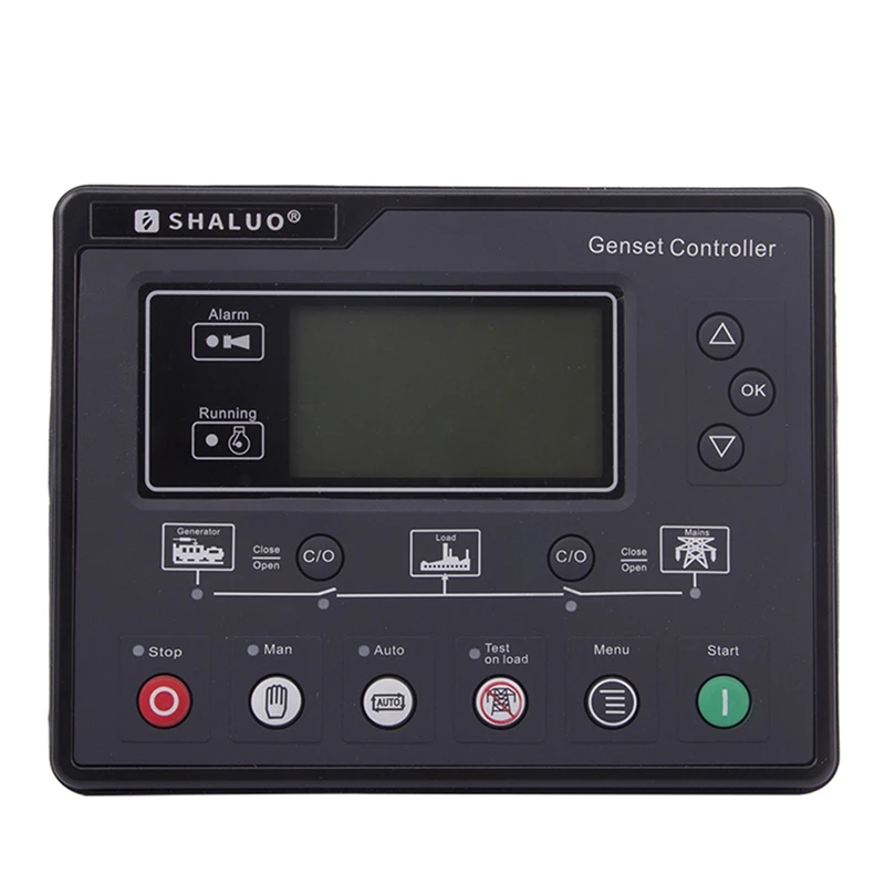 SHALUO SL6120 Generator Set Controller LCD Automatic Start Genset Ats Control Box Terminal Charge Panel Alternator Part
SHALUO SL6120 Generator Set Controller LCD Automatic Start Genset Ats Control Box Terminal Charge Panel Alternator Part