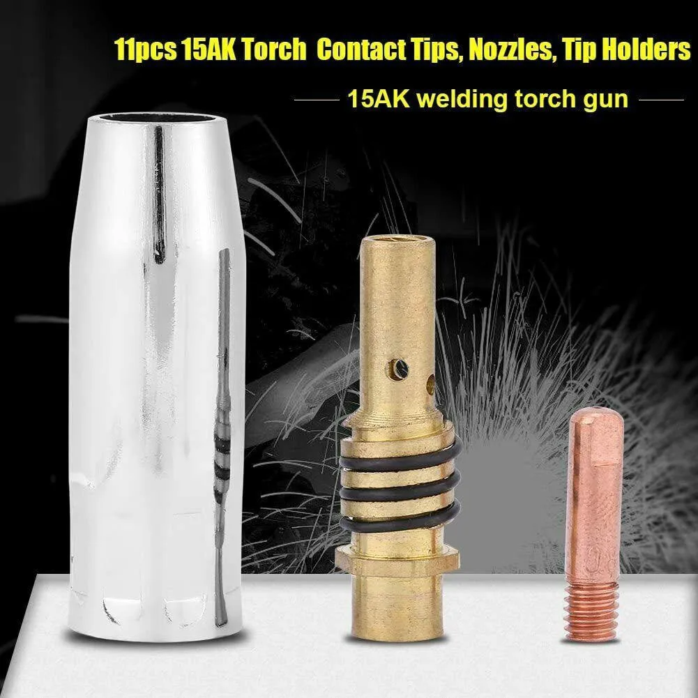 11pcs Copper Nozzles Torch Tip Holder Set Power Cutting Torches For Powermig Topmig Autoplus Welders Welding Parts
11pcs Copper Nozzles Torch Tip Holder Set Power Cutting Torches For Powermig Topmig Autoplus Welders Welding Parts
