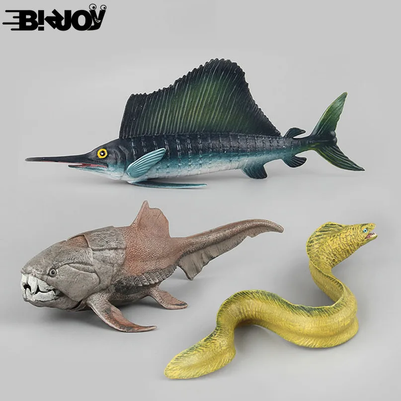 Simulation Sea Life Dunkleosteus Eel Swordfish PVC Model Solid Ocean Animals Decoration Action Figures Education Children Toys
Simulation Sea Life Dunkleosteus Eel Swordfish PVC Model Solid Ocean Animals Decoration Action Figures Education Children Toys