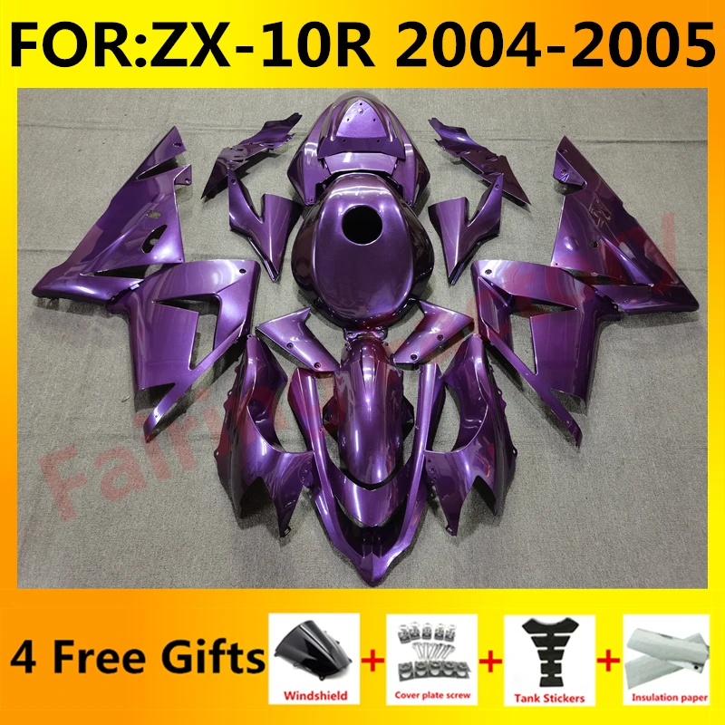 New ABS Whole Motorcycle Fairings tank cover Kit for Ninja ZX-10R ZX10R zx 10r 2004 2005 04 05 Bodywork fairing kits set purple
New ABS Whole Motorcycle Fairings tank cover Kit for Ninja ZX-10R ZX10R zx 10r 2004 2005 04 05 Bodywork fairing kits set purple
