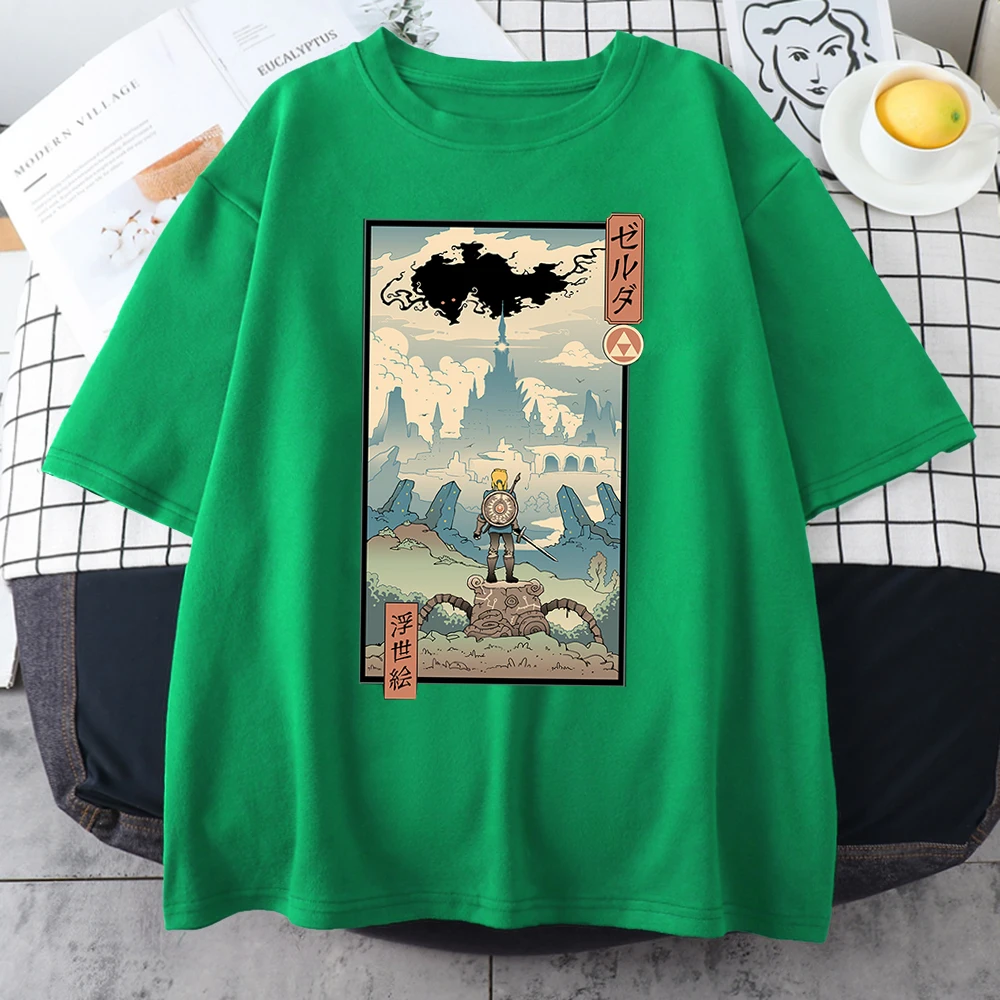 Модная футболка Ukiyoe с японской культурой, летняя хлопковая одежда с круглым вырезом, дышащие повседневные мужские и женские футболки
Модная футболка Ukiyoe с японской культурой, летняя хлопковая одежда с круглым вырезом, дышащие повседневные мужские и женские футболки