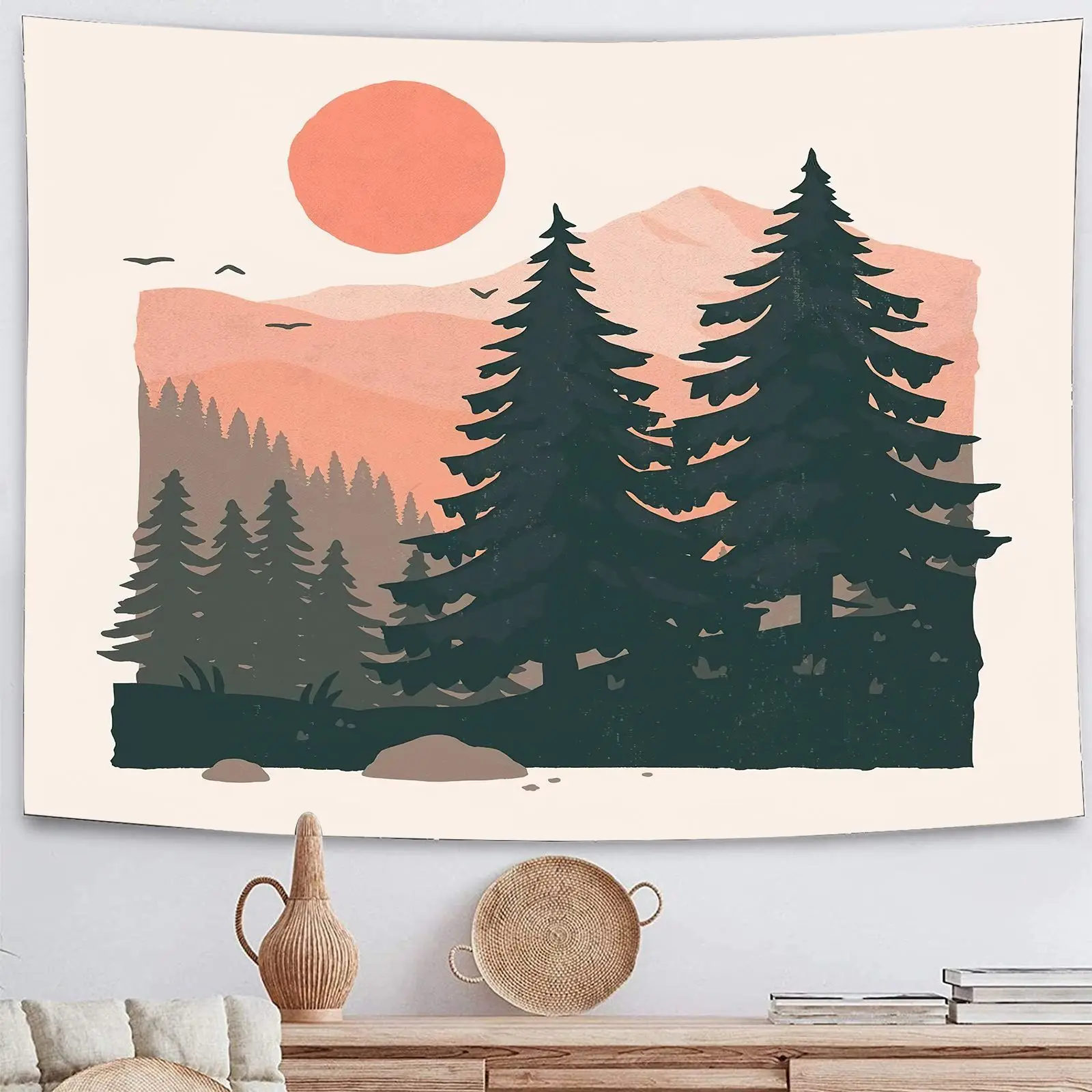 Landscape Mountain Sun Tapestry Bohemian Dorm Wall Hanging Macrame Bedspread Cloth Tapestry Carpet Beach Blanket Room Wall Decor
Landscape Mountain Sun Tapestry Bohemian Dorm Wall Hanging Macrame Bedspread Cloth Tapestry Carpet Beach Blanket Room Wall Decor