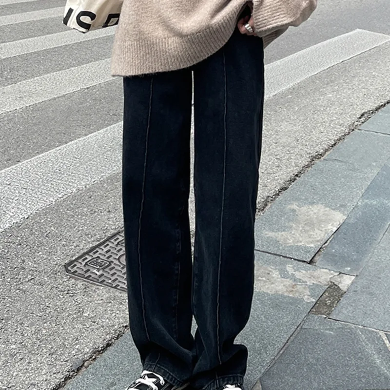 autumn and winter, thin pear shape, straight jeans, women's loose wide leg trousers, thin Rachel
autumn and winter, thin pear shape, straight jeans, women's loose wide leg trousers, thin Rachel