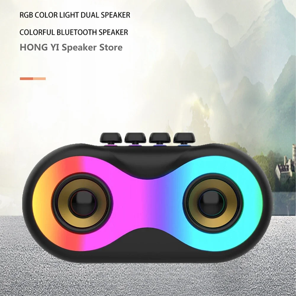 High-power wireless Bluetooth portable speaker RGB color light subwoofer high sound quality outdoor car Bluetooth home speaker
High-power wireless Bluetooth portable speaker RGB color light subwoofer high sound quality outdoor car Bluetooth home speaker