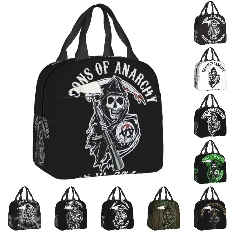 Sons Of Anarchy Horror Tv Movie Thermal Insulated Lunch Bags Women Portable Lunch Tote for Outdoor Picnic Multifunction Food Box
Sons Of Anarchy Horror Tv Movie Thermal Insulated Lunch Bags Women Portable Lunch Tote for Outdoor Picnic Multifunction Food Box
