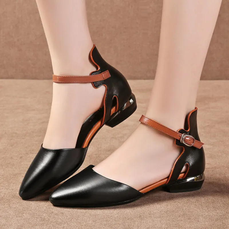Women Shoes Fashion Buckle Flat Female Pointed Toe Cutout Bag Heel Single Party Night Club Sandals Summer High
Women Shoes Fashion Buckle Flat Female Pointed Toe Cutout Bag Heel Single Party Night Club Sandals Summer High