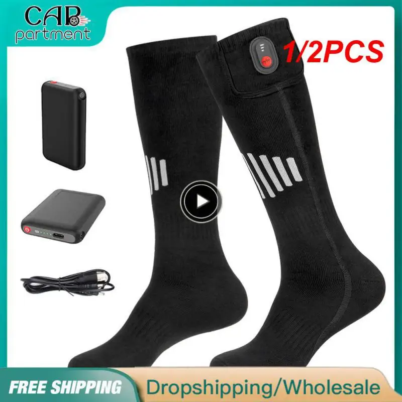 1/2PCS Heated Socks Winter Warmth 5000mAh USB Rechargeable 65℃ Heating Socks Motorcycle Outdoor Heated Boots Snowmobile Skiing
1/2PCS Heated Socks Winter Warmth 5000mAh USB Rechargeable 65℃ Heating Socks Motorcycle Outdoor Heated Boots Snowmobile Skiing