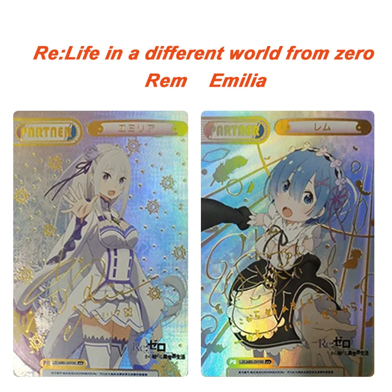 2 шт./компл. «сделай сам», коллекция открыток из аниме «Re:Life in a different world from zero Rem Emilia», Бронзирующая флэш-карта, игрушки, Рождественский подарок
2 шт./компл. «сделай сам», коллекция открыток из аниме «Re:Life in a different world from zero Rem Emilia», Бронзирующая флэш-карта, игрушки, Рождественский подарок