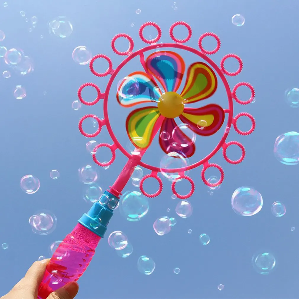 Bubbles Maker Funny Large Bubble Soap Tools Toy Kids Bubble Making Wand Blower Machine For Outdoor Colorful Bubble Windmill
Bubbles Maker Funny Large Bubble Soap Tools Toy Kids Bubble Making Wand Blower Machine For Outdoor Colorful Bubble Windmill