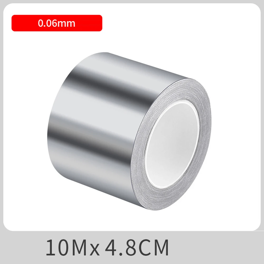 1Pc High Temperature Waterproof Flame Retardant Aluminum Foil Stop Leak Tape For Wall Crack Duct Repair 48MM*10M
1Pc High Temperature Waterproof Flame Retardant Aluminum Foil Stop Leak Tape For Wall Crack Duct Repair 48MM*10M
