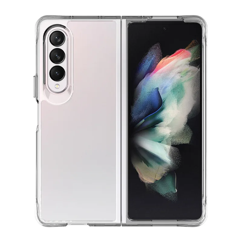 Transparent Hard PC Soft TPU Phone Case For Samsung Galaxy Z Fold 4 3 5G Camera Screen Protection Cover
Transparent Hard PC Soft TPU Phone Case For Samsung Galaxy Z Fold 4 3 5G Camera Screen Protection Cover