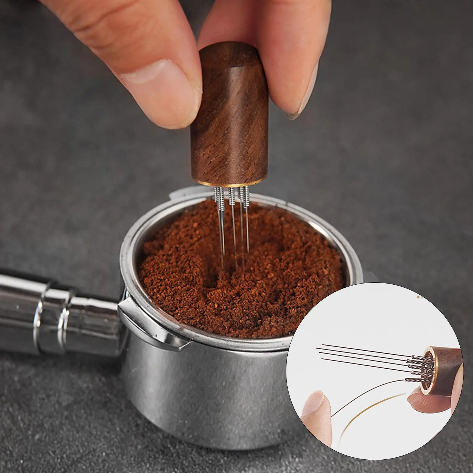Stainless Steel Coffee Powder Tamper Espresso Powder Stirrer Distributor Leveler WDT Tools Cafe Stirring Barista Accessories
Stainless Steel Coffee Powder Tamper Espresso Powder Stirrer Distributor Leveler WDT Tools Cafe Stirring Barista Accessories