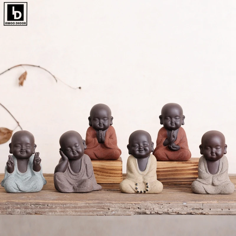 Redware Ceramics Buddha Little Monks Statue Sculpture Figurines Home Decor Tea Table Desk Car Ornaments Decoration Accessories
Redware Ceramics Buddha Little Monks Statue Sculpture Figurines Home Decor Tea Table Desk Car Ornaments Decoration Accessories