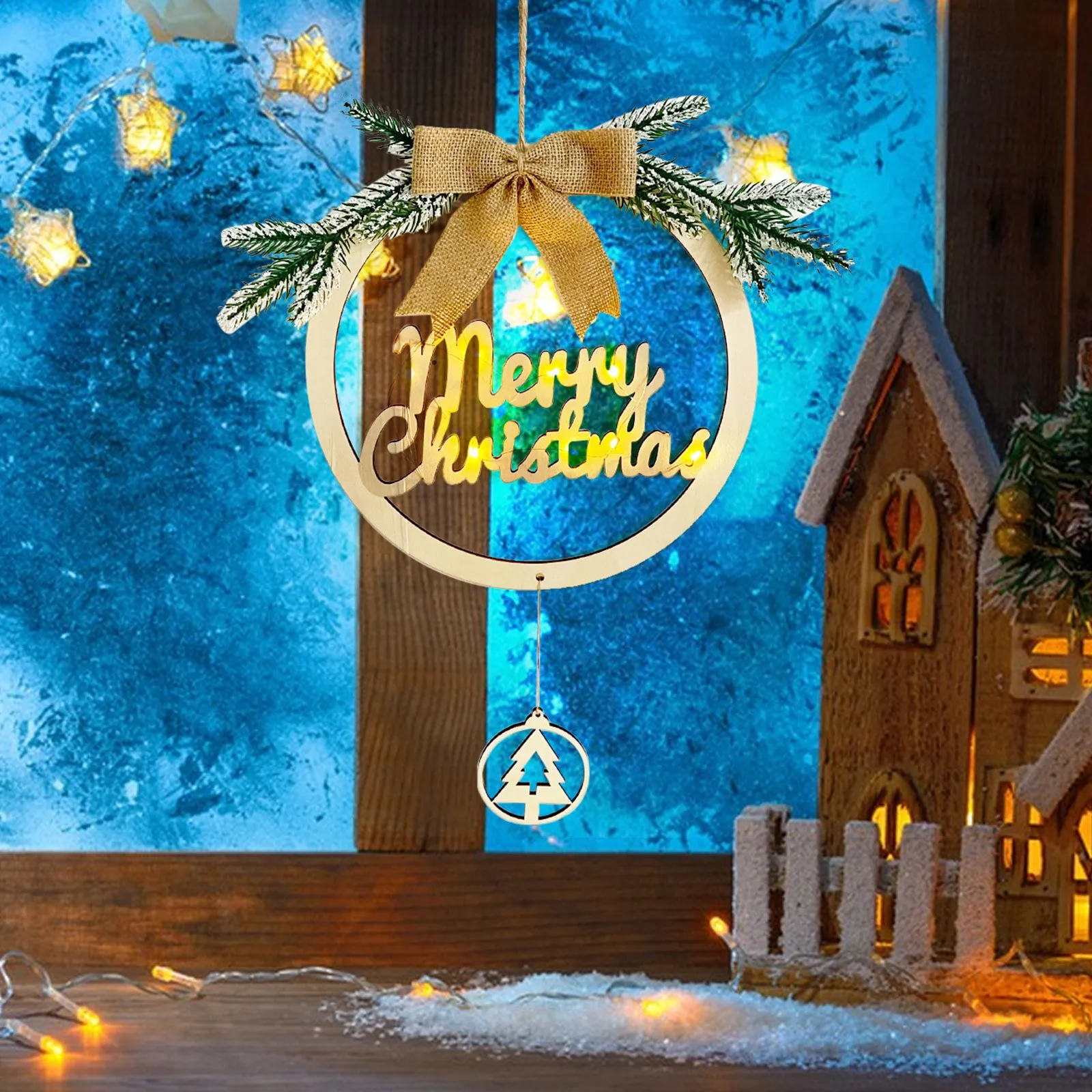 Christmas Decoration Wreath Welcome Doorplate Hang Out Holiday Decoration Door Hang Led Light Pendant
Christmas Decoration Wreath Welcome Doorplate Hang Out Holiday Decoration Door Hang Led Light Pendant