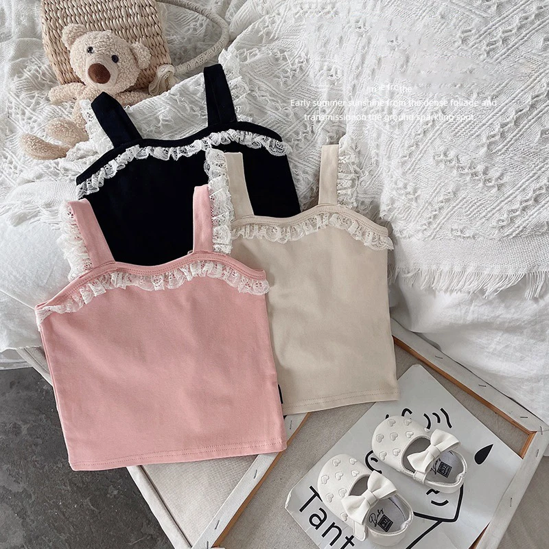 2022 Summer Tank Tops For Girls Lace Underwear Toddler Girls Cotton Sport Top Children Undershirts Sleeveless Crop Top Child
2022 Summer Tank Tops For Girls Lace Underwear Toddler Girls Cotton Sport Top Children Undershirts Sleeveless Crop Top Child