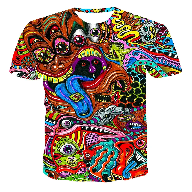 2022 New 3DT Top Men's Round Neck Short Sleeve Street Top Top Casual 3D Printing Funny Pattern Short Sleeve T-shirt
2022 New 3DT Top Men's Round Neck Short Sleeve Street Top Top Casual 3D Printing Funny Pattern Short Sleeve T-shirt