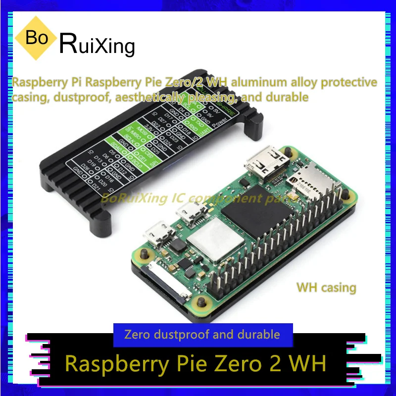 5PCS/LOT PI-ZERO-CASE-B Raspberry Pie Zero/2 WH Aluminum Alloy Protective Shell, Dustproof, Aesthetically Pleasing, And Durable
5PCS/LOT PI-ZERO-CASE-B Raspberry Pie Zero/2 WH Aluminum Alloy Protective Shell, Dustproof, Aesthetically Pleasing, And Durable