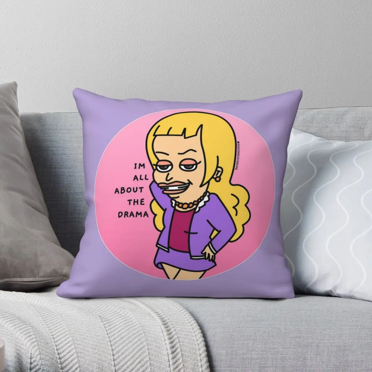 Im All About The Drama Pillowcase Polyester Linen Velvet Creative Zip Decor Throw Pillow Case Home Cushion Cover Wholesale 
Im All About The Drama Pillowcase Polyester Linen Velvet Creative Zip Decor Throw Pillow Case Home Cushion Cover Wholesale