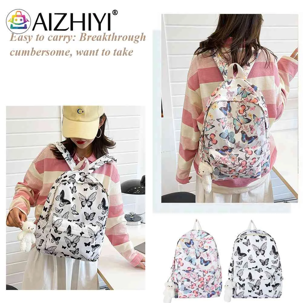 Fashion School Bags Butterfly Print Laptop Rucksack Oxford Student Shoulder Bag for Travel for Outdoor Camping
Fashion School Bags Butterfly Print Laptop Rucksack Oxford Student Shoulder Bag for Travel for Outdoor Camping
