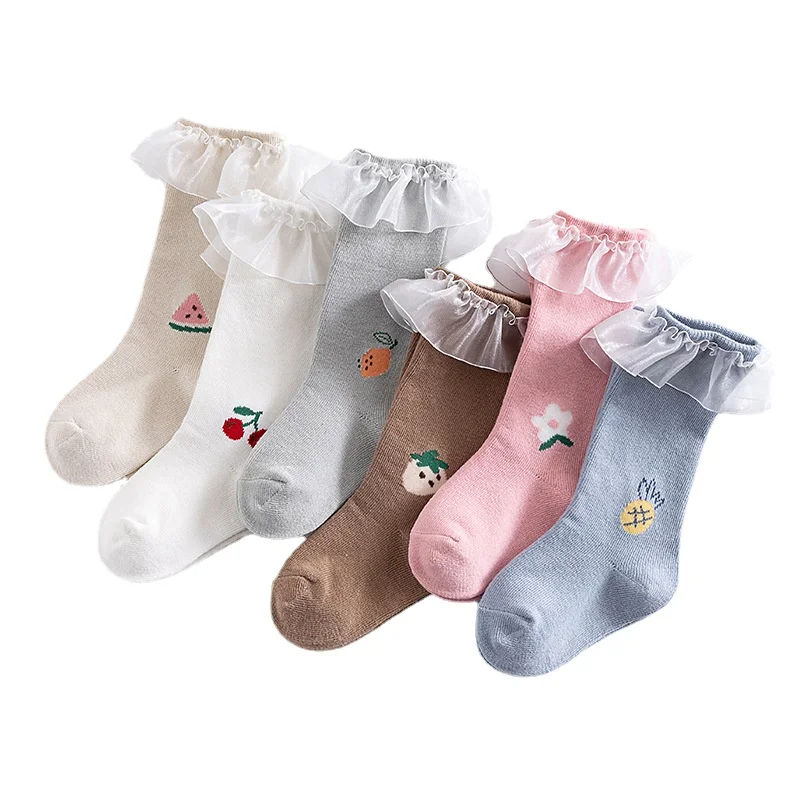 Baby Socks Girl Newborn Infantil Kid Knee High Lace Socks Toddler Babygirl flower Cotton spring Infant Long Sock For 0-5 Year 
Baby Socks Girl Newborn Infantil Kid Knee High Lace Socks Toddler Babygirl flower Cotton spring Infant Long Sock For 0-5 Year