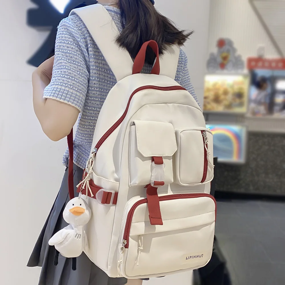 Ladies Laptop Cute Backpacks Student Women Kawaii School Bag Girl Harajuku Waterproof Nylon Backpack Fashion Female Book Bag New
Ladies Laptop Cute Backpacks Student Women Kawaii School Bag Girl Harajuku Waterproof Nylon Backpack Fashion Female Book Bag New