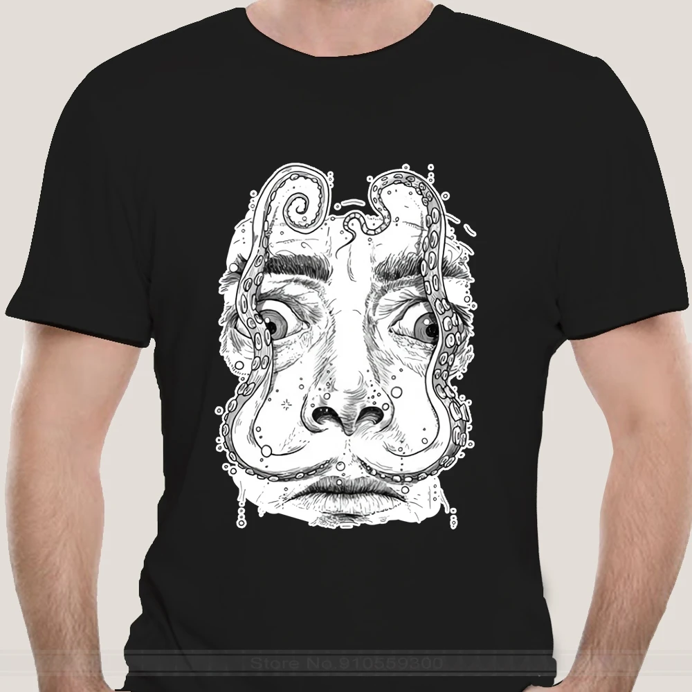 Octopus Dali T-Shirt Men Salvador Surrealism Painter Portrait Artist Vintage Cotton Tees Short Sleeve T Shirts Summer Tops
Octopus Dali T-Shirt Men Salvador Surrealism Painter Portrait Artist Vintage Cotton Tees Short Sleeve T Shirts Summer Tops
