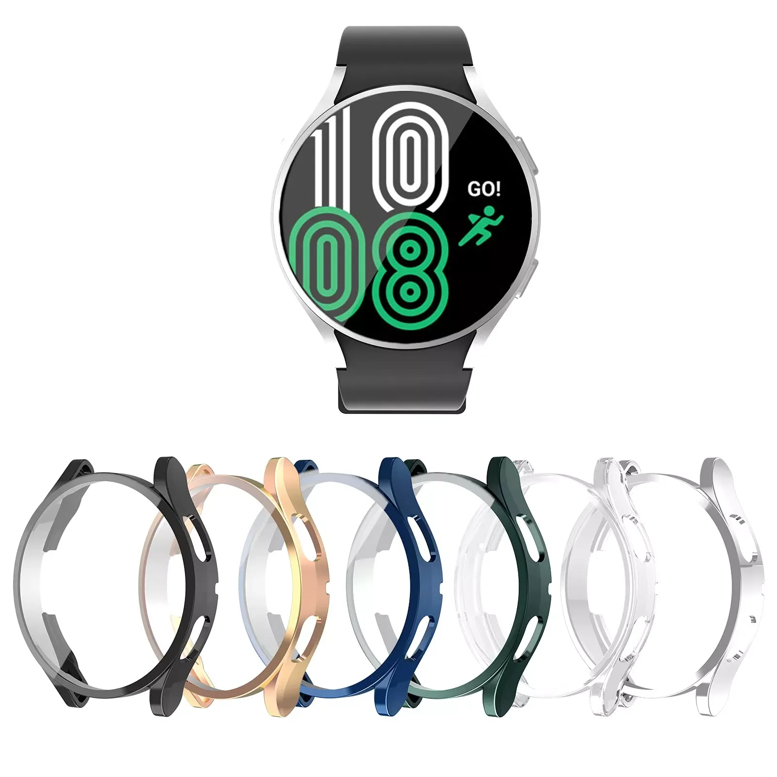 Case for Galaxy watch 4 40mm 44mm classic 46mm 42mm TPU Plated all-around Screen protector cover bumper Accessories
Case for Galaxy watch 4 40mm 44mm classic 46mm 42mm TPU Plated all-around Screen protector cover bumper Accessories