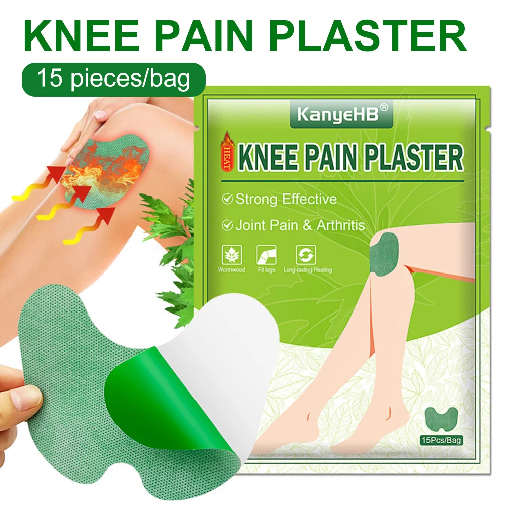 15pcs/bag Knee Pain Plaster Natural Herb Wormwood Knee Pain Relief Patch For Knee Joint Pain Arthritis Stiffness Health Care
15pcs/bag Knee Pain Plaster Natural Herb Wormwood Knee Pain Relief Patch For Knee Joint Pain Arthritis Stiffness Health Care