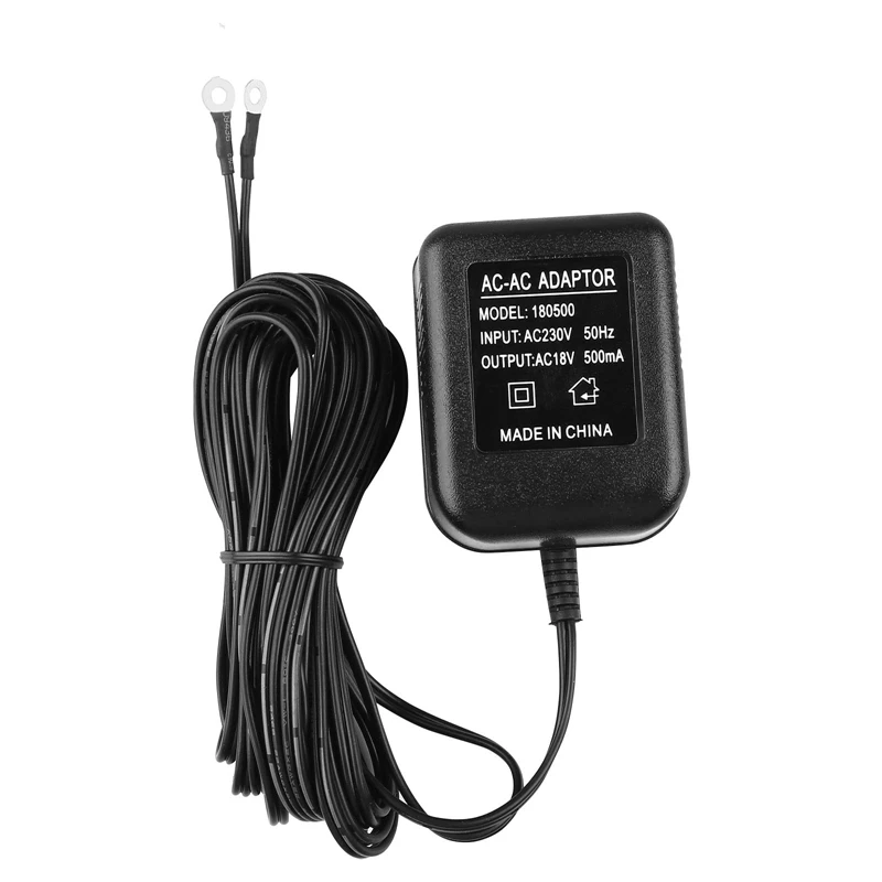 AC Doorbell Power Adapter, 18V 500MA Doorbell Transformer, 10M Cable, Compatible Ring Doorbell, Video Doorbell EU Plug
AC Doorbell Power Adapter, 18V 500MA Doorbell Transformer, 10M Cable, Compatible Ring Doorbell, Video Doorbell EU Plug