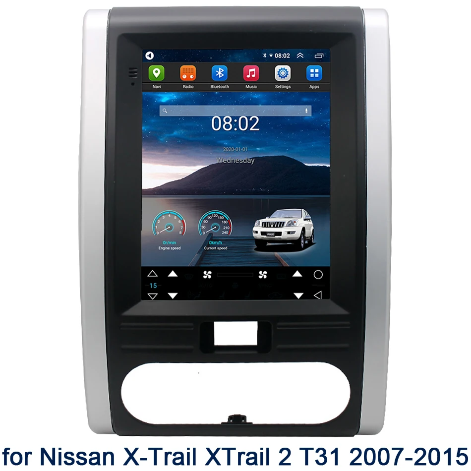 Qled Android 11 автомобильный радиоприемник для Nissan X-Trail XTrail 2 T31 2007 2008 - 2014 2015 мультимедийный плеер 2 Din стерео Carplay GPS Tesla