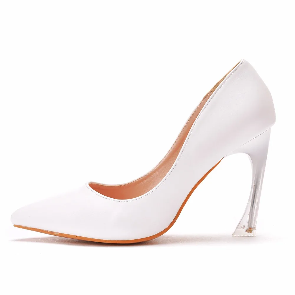 Women Shoes Luxury Brand Pumps Pointed tip Pointed Toe PU 9CM Thin Heels Crystal heel Formal dressFashion Women Shoes white
Women Shoes Luxury Brand Pumps Pointed tip Pointed Toe PU 9CM Thin Heels Crystal heel Formal dressFashion Women Shoes white