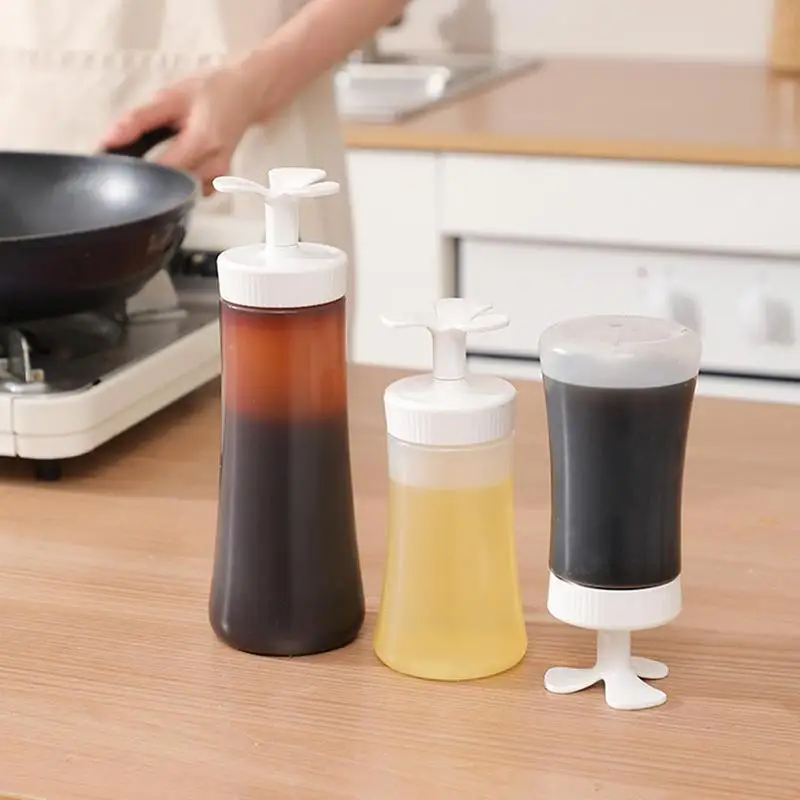 Kitchen Squeeze Bottle Dressing Dispenser Bottles For Salad Leak Proof Household Kitchen Sub-bottling With Nozzle Tip And Cap
Kitchen Squeeze Bottle Dressing Dispenser Bottles For Salad Leak Proof Household Kitchen Sub-bottling With Nozzle Tip And Cap