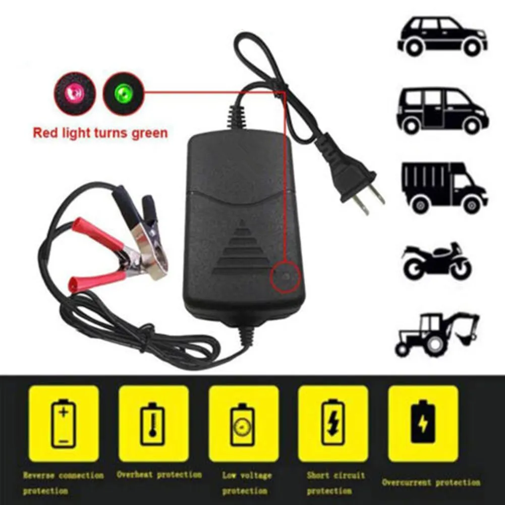 Car Battery Charger 12V Hydrochloric Acid Battery Black Short Circuit Protection US Plug Wrong Connection Protection
Car Battery Charger 12V Hydrochloric Acid Battery Black Short Circuit Protection US Plug Wrong Connection Protection