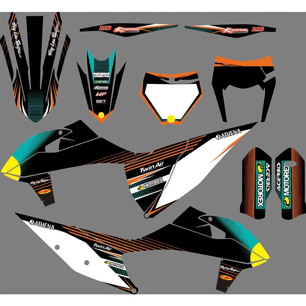 Full Graphics Decals Stickers Motorcycle Background Custom For KTM 125 250 350 450 500 525 SX SXF 2019-2020 EXC XC XCF 2020
Full Graphics Decals Stickers Motorcycle Background Custom For KTM 125 250 350 450 500 525 SX SXF 2019-2020 EXC XC XCF 2020
