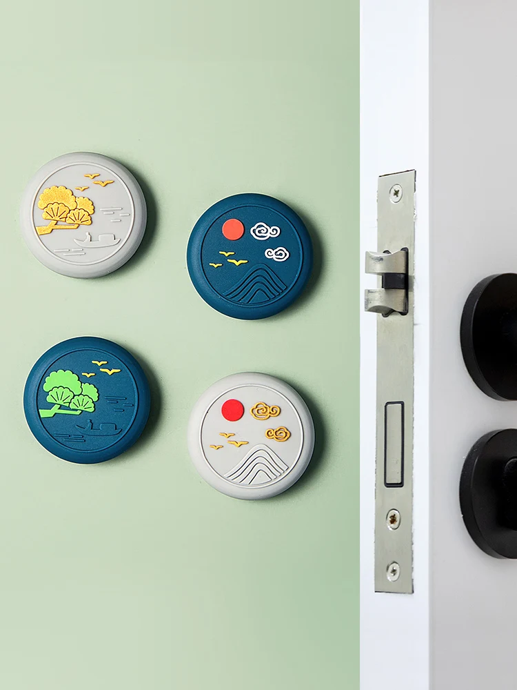 4Pcs Cute Silicone Wall Protector Door Handle Bumper Guard Stopper Self Adhesive Rubber Round Door Crash Pad Anti-slip Sticker 
4Pcs Cute Silicone Wall Protector Door Handle Bumper Guard Stopper Self Adhesive Rubber Round Door Crash Pad Anti-slip Sticker