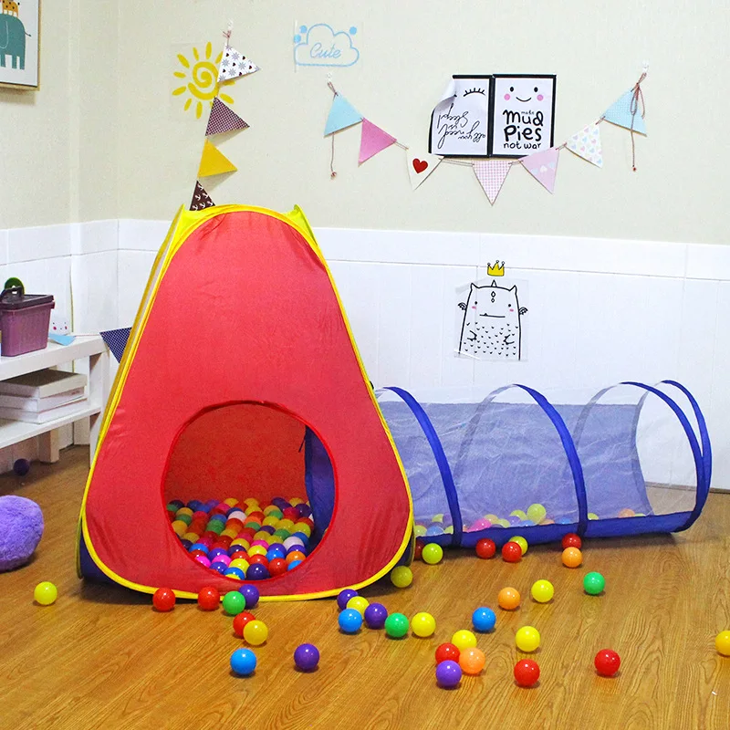 Child Indoor Tunnel 2 In 1 Tent House Play Toys Foldable Children Crawling Portable Ball Pool Little Houses For Boys Kids Gift
Child Indoor Tunnel 2 In 1 Tent House Play Toys Foldable Children Crawling Portable Ball Pool Little Houses For Boys Kids Gift