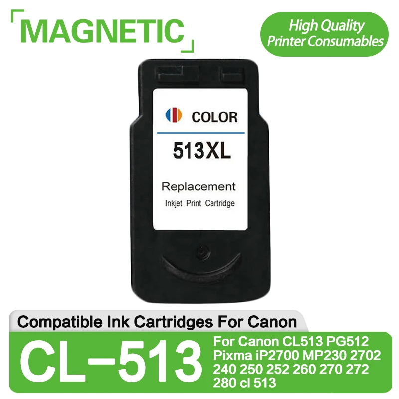 CL-513 Compatible Ink Cartridges For Canon CL513 PG512 Pixma iP2700 MP230 2702 240 250 252 260 270 272 280 cl 513
CL-513 Compatible Ink Cartridges For Canon CL513 PG512 Pixma iP2700 MP230 2702 240 250 252 260 270 272 280 cl 513